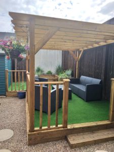 sensory garden seating