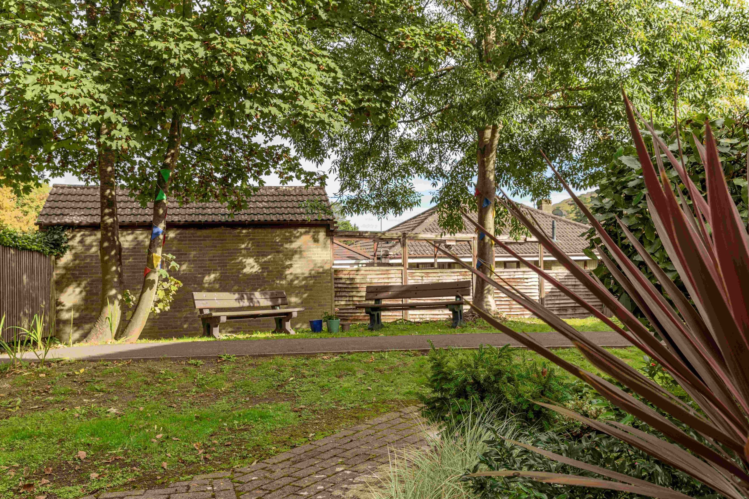 The Copse garden area