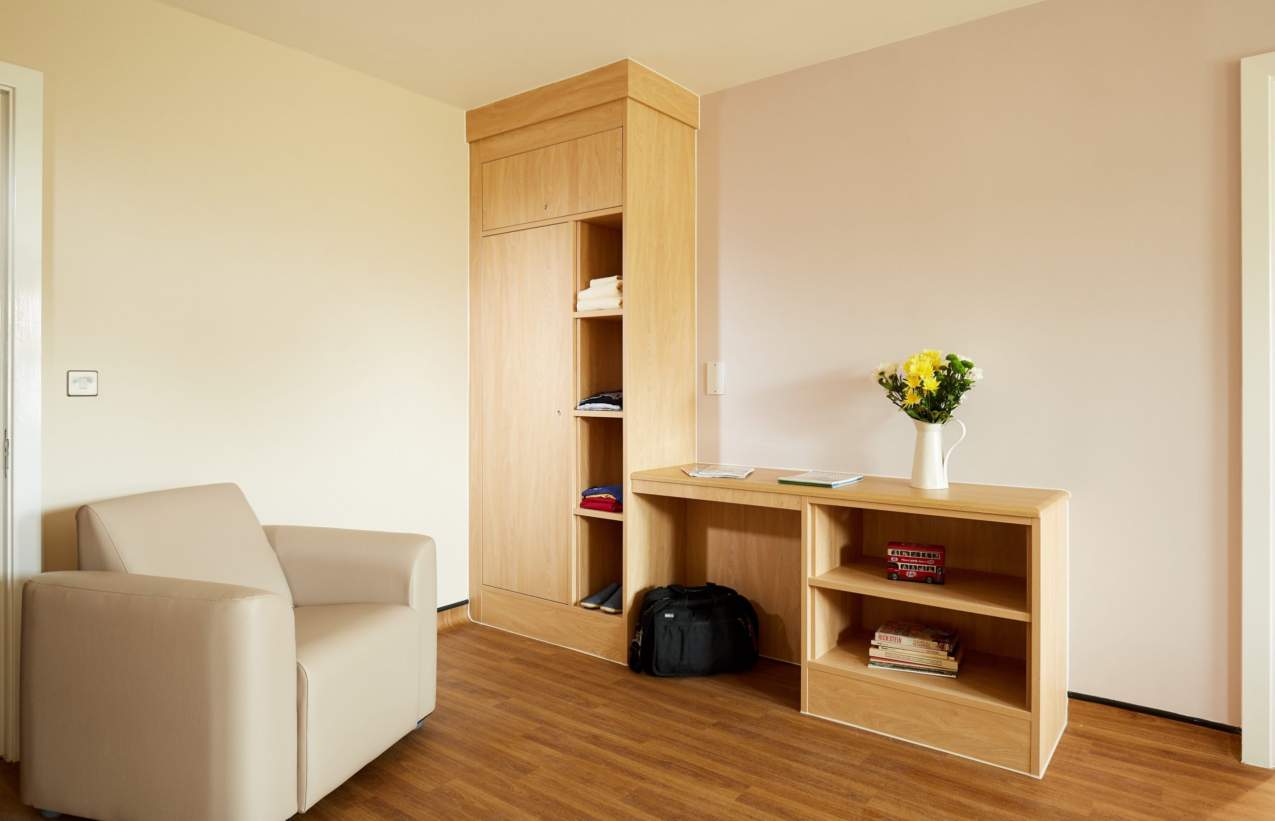 Bedroom interior at Bradley Complex Care