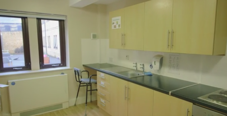 Three Valleys Hospital kitchen area