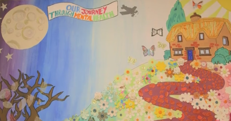 Some artwork from a patient at Three Valleys Hospital