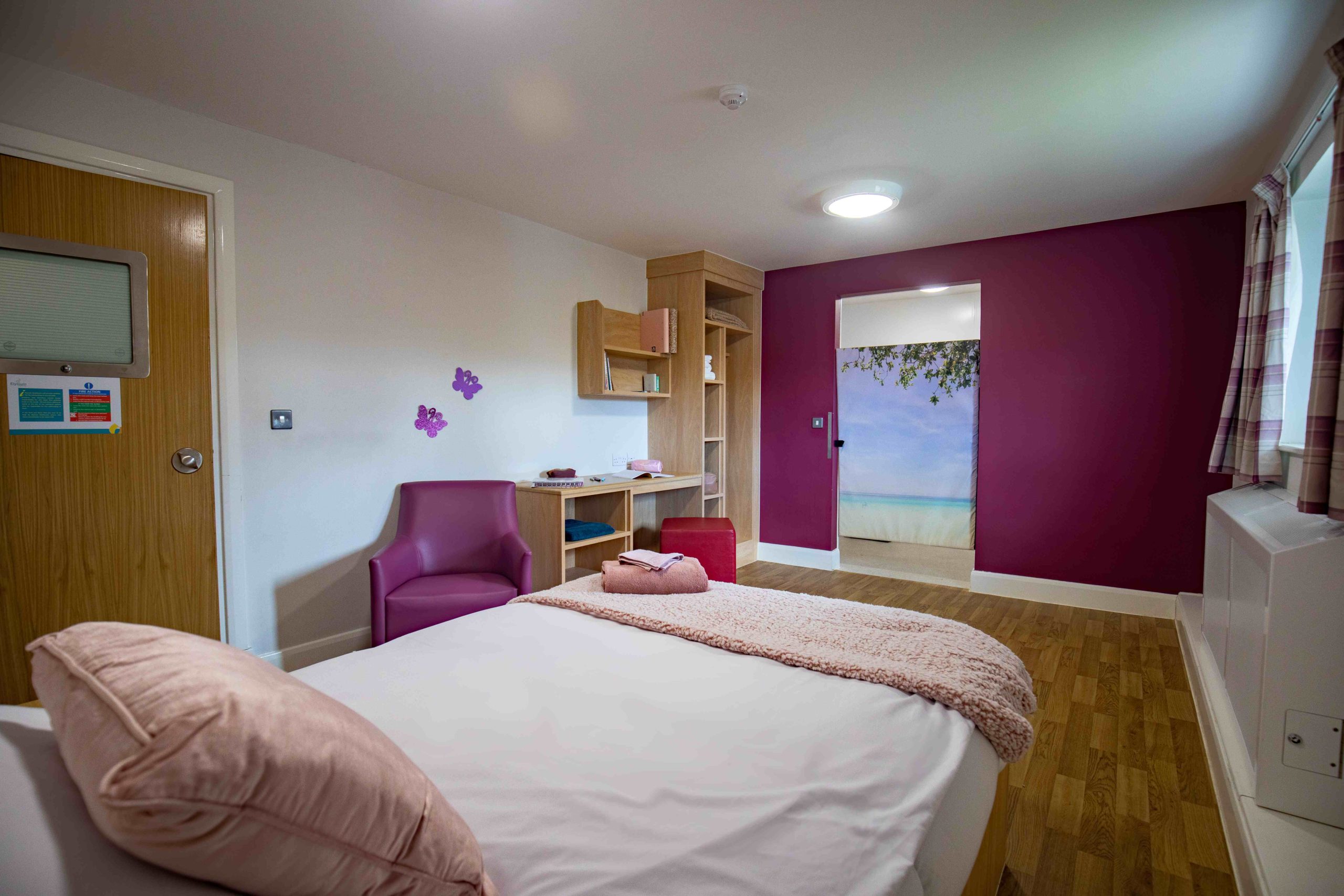 Example of a bedroom at Hope House