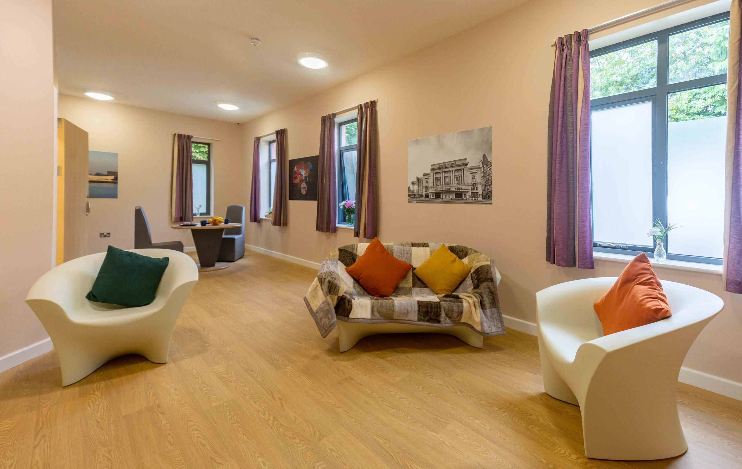 A communal area at Crossley Place